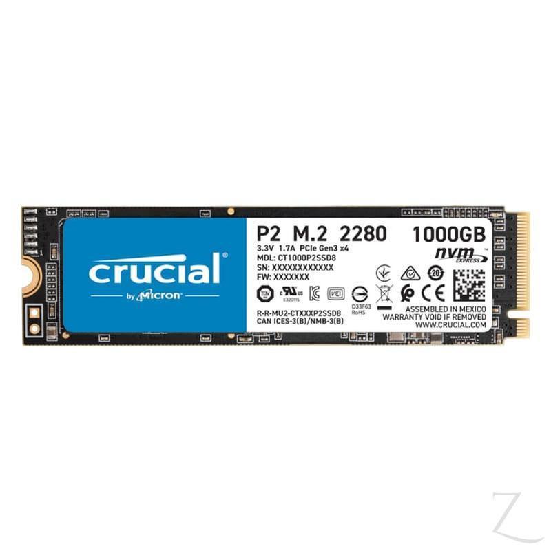 Crucial P2 1TB 3D PCIE NVME M.2 SSD