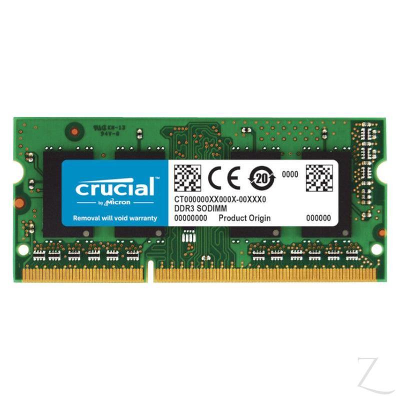 Crucial 4GB DDR3 1600MHz SO-DIMM Single Rank