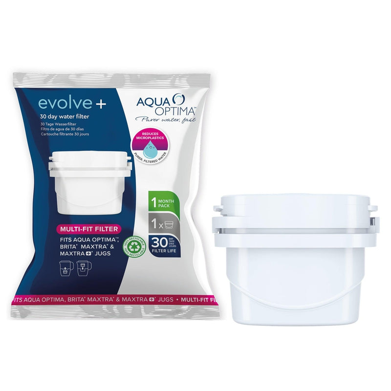Aqua Optima Filter 3 Piece Pack Plastic White 30 Day "Evolve+"