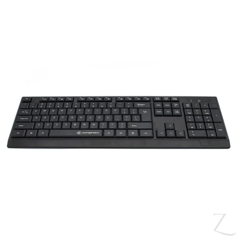GoFreetech Wireless Keyboard / Mouse Combo - Black