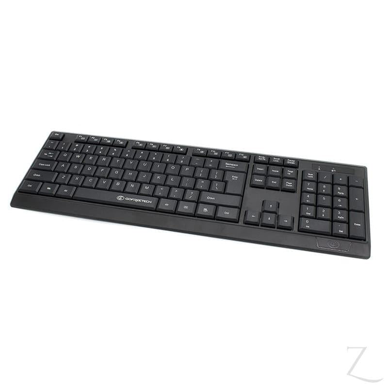 GoFreetech Wireless Keyboard / Mouse Combo - Black