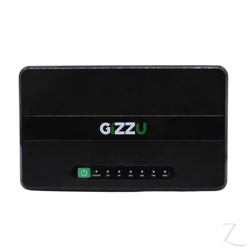 GIZZU 30W 32Wh 8800mAh Mini DC UPS - Black