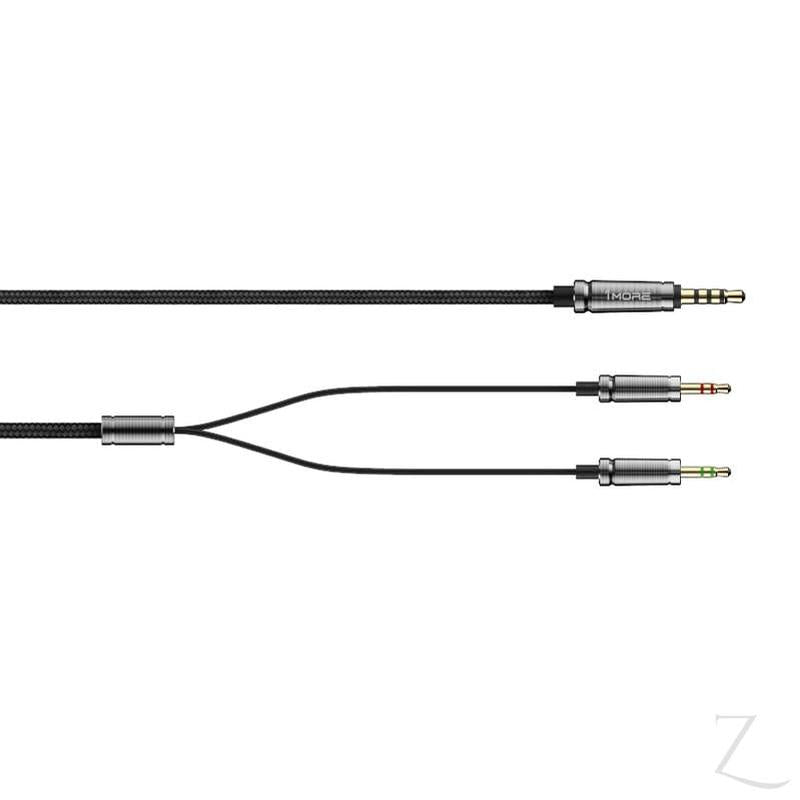 1MORE HiFi H1707 Triple Driver Hi-Res Certified 3.5mm Over-Ear Headphones - Silver