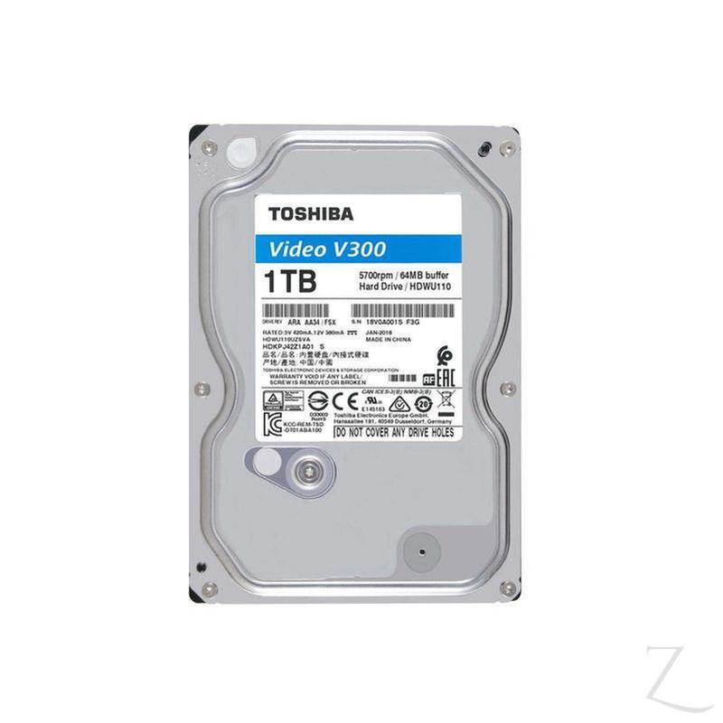 Toshiba V300 1TB HDWU110UZSVA 57RPM Video Streaming HDD