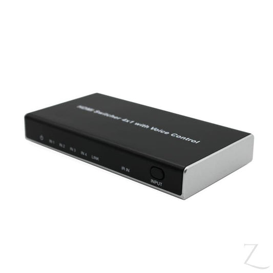 HDCVT 4x1 HDMI 2.0 Switch with Voice Control