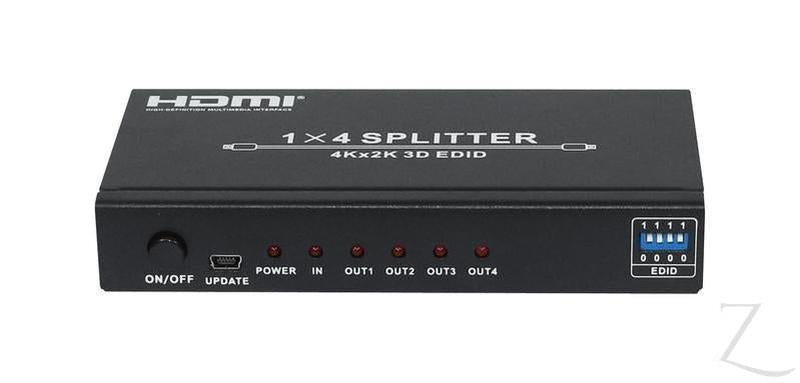 HDCVT 1x4 HDMI 1.4 Splitter supports HDCP1.4 and EDID