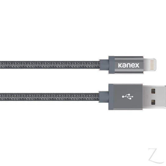 Kanex Lightning 1.2m Aluminium Cable Grey