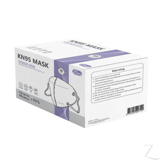 KN95 Civilian Face Mask - Box of 25 Units