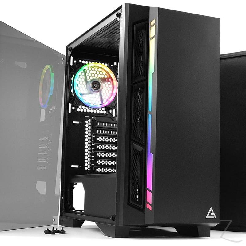 Antec NX400 ARGB LED Tempered Glass Side (GPU 330mm) ATX | Micro ATX | ITX Gaming Chassis - Black
