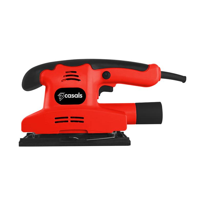 Casals Orbital Sander With Trigger Lock Plastic Red 90 x 187mm 150W