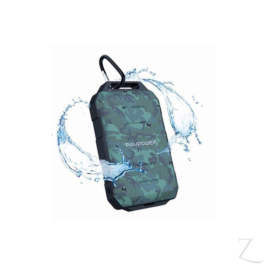 RAVPOWER 10050mAh 2x USB | IP66 | Waterproof Power Bank - Camouflage