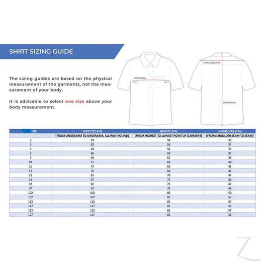 Shortsleeve Raised Collar Shirt - White