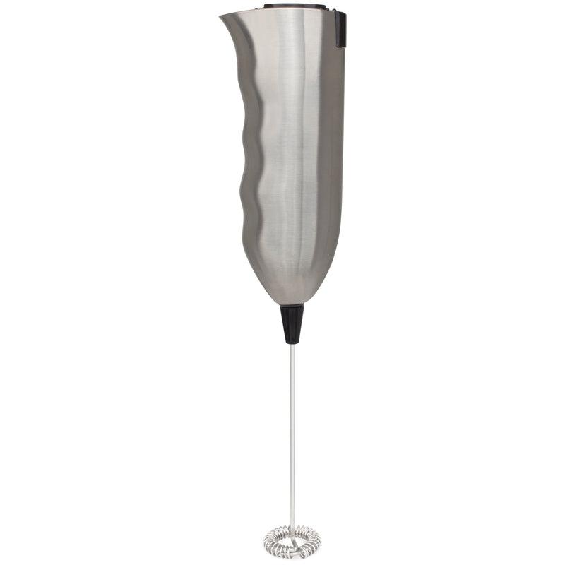 Mellerware Milk Frother Battery Operated Stainless Steel Brushed 3V "Whipmaster"