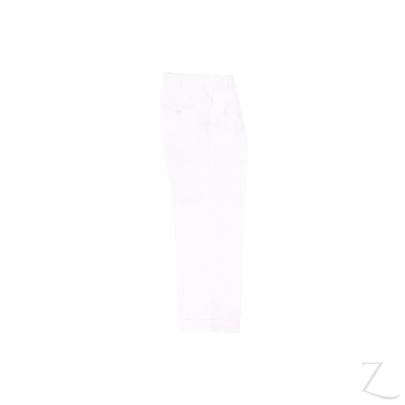 Beltloop Trouser - White