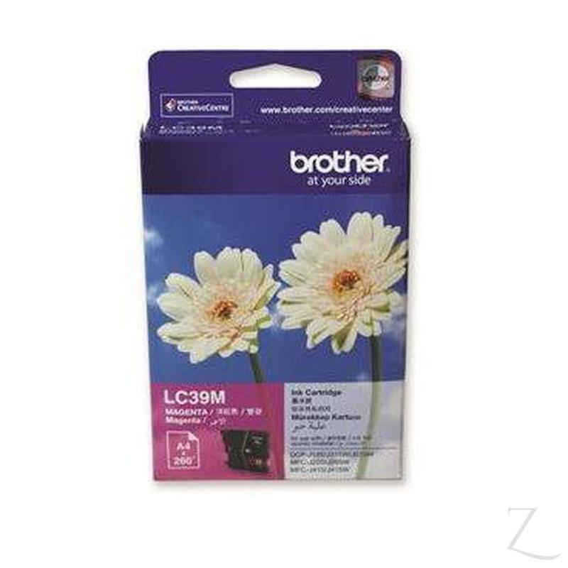 Brother Magenta Ink Cartridge for DCPJ125/ DCPJ140W/ MFCJ220 | LC39-M