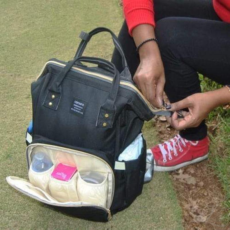Backpack Baby Bag - Black - Zalemart