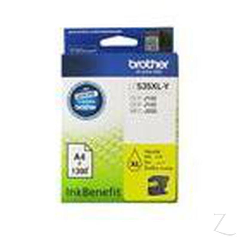 Buy-Brother LC535XL-Y Yellow Ink Cartridge for DCPJ105/ MFCJ200-Online-in South Africa-on Zalemart