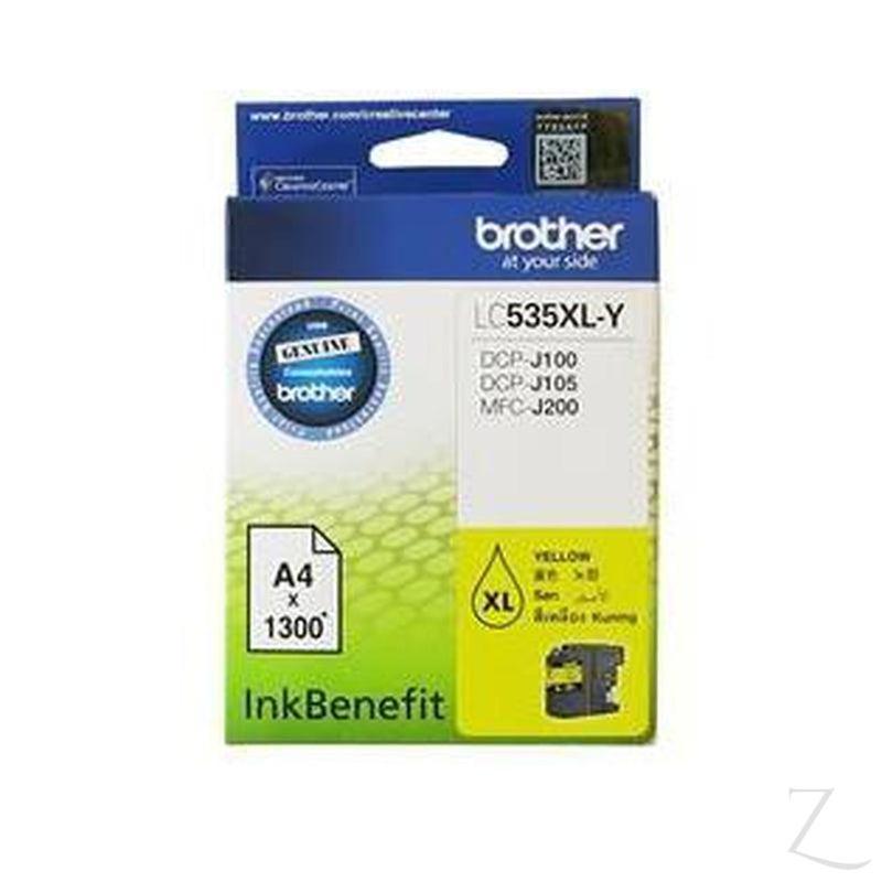 Buy-Brother LC535XL-Y Yellow Ink Cartridge for DCPJ105/ MFCJ200-Online-in South Africa-on Zalemart