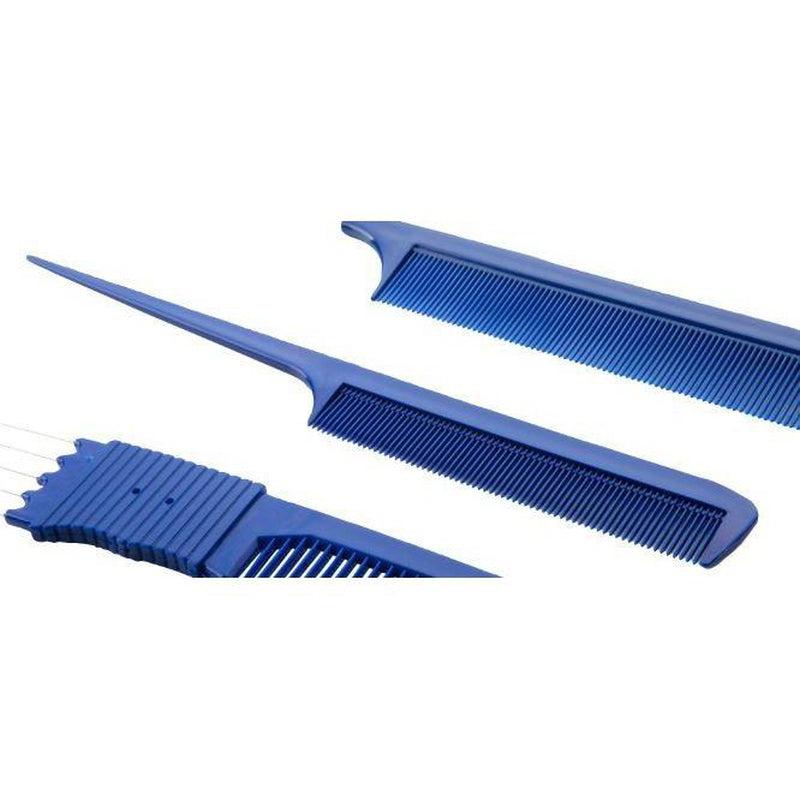 Buy-Lucky Comb Set Plastic Blue 3 Piece "Supa 3"-Online-in South Africa-on Zalemart