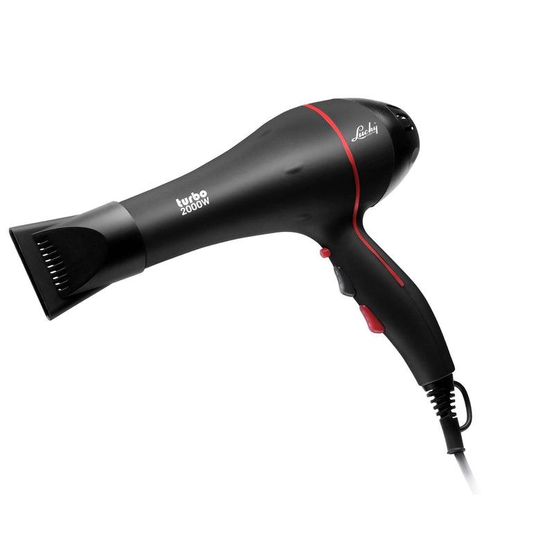 Buy-Lucky Hair Dryer With Attachments Plastic Black 2000W "Elegance"-Online-in South Africa-on Zalemart