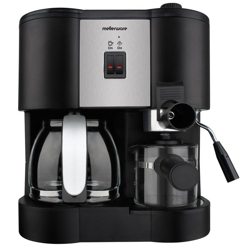 Buy-Mellerware Coffee Maker 3 In 1 Plastic Black 12 Cup 1700W "Modena"-Online-in South Africa-on Zalemart