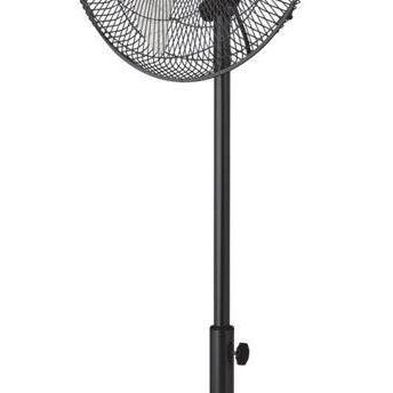 Buy-Mellerware Fan 3 Speed Height Adjustable Pedestal Steel Black 40cm 50W "Elegant Breeze"-Online-in South Africa-on Zalemart