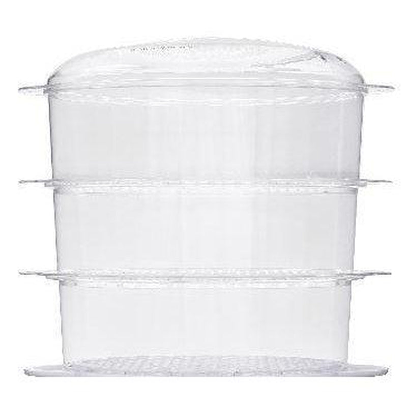 Buy-Mellerware Food Steamer With Timer Plastic 3 Tier / 9L 800W "Dim Sum"-Online-in South Africa-on Zalemart