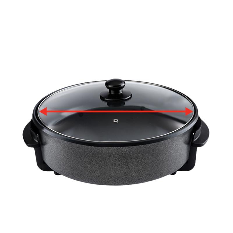 Buy-Mellerware Frying Pan Electric Non-Stick Black 35cm 1500W "Alonzo"-Online-in South Africa-on Zalemart