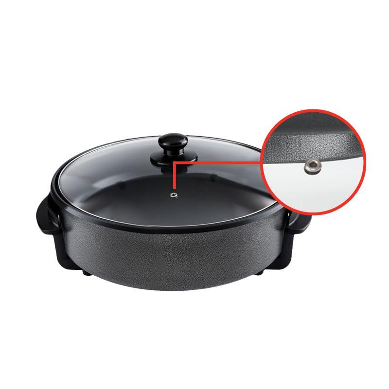 Buy-Mellerware Frying Pan Electric Non-Stick Black 35cm 1500W "Alonzo"-Online-in South Africa-on Zalemart