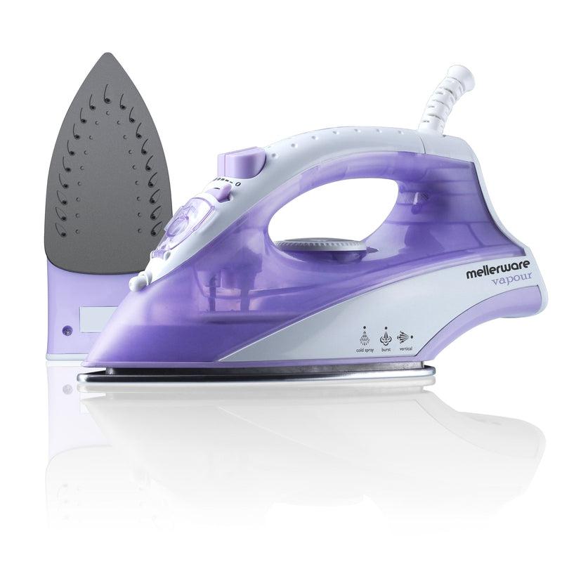 Buy-Mellerware Iron Steam / Dry / Spray Non-Stick Purple 170ml 1600W "Vapour"-Online-in South Africa-on Zalemart