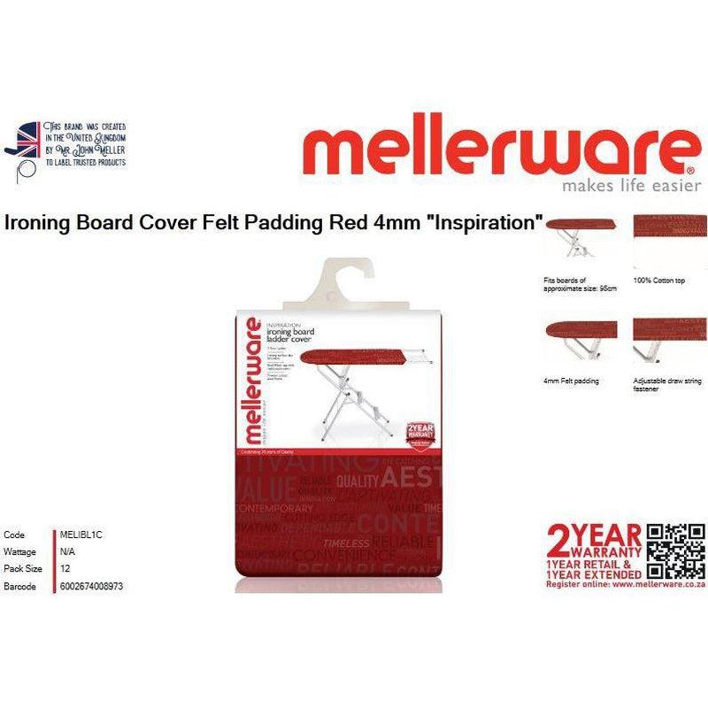 Buy-Mellerware Ironing Board Cover Felt Padding Red 4mm "Inspiration"-Online-in South Africa-on Zalemart