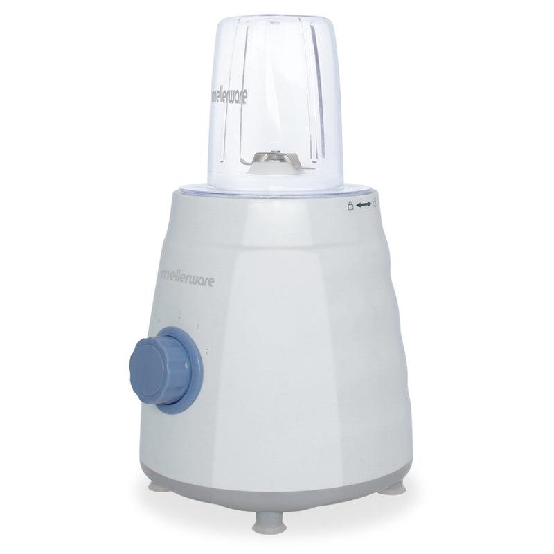 Buy-Mellerware Jug Blender With Coffee Mill & 4 Metal Straws Plastic White 1.5L 500W "Sylvio"-Online-in South Africa-on Zalemart
