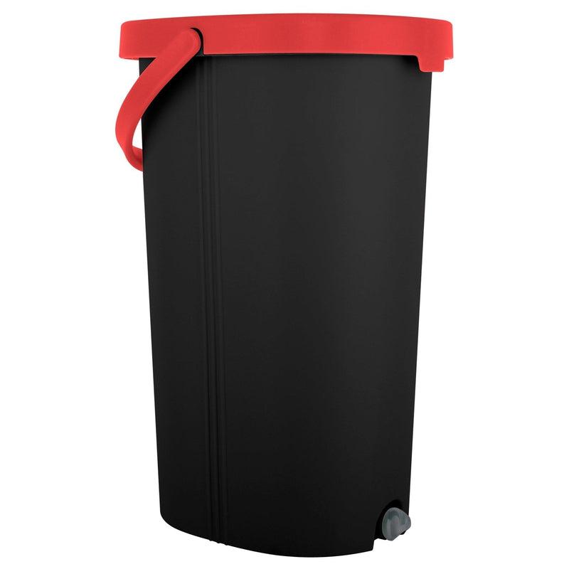 Buy-Mellerware Mop With Bucket Including 2 Microfibre Heads Plastic Red 5L "Extreme Clean"-Online-in South Africa-on Zalemart