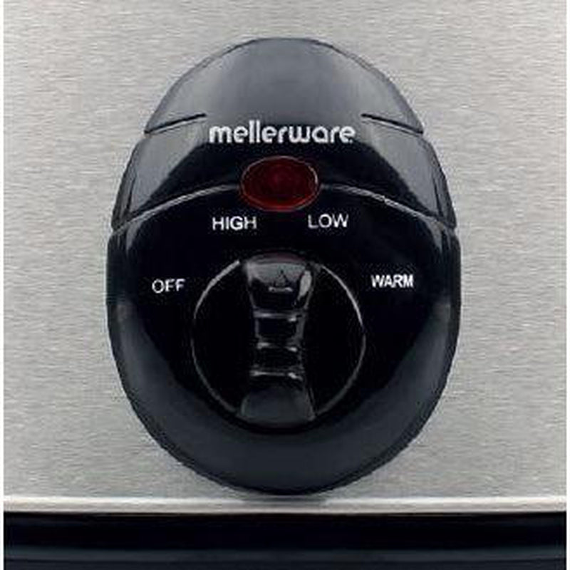 Buy-Mellerware Slow Cooker Stainless Steel Brushed 6.5L 320W "Tempo"-Online-in South Africa-on Zalemart