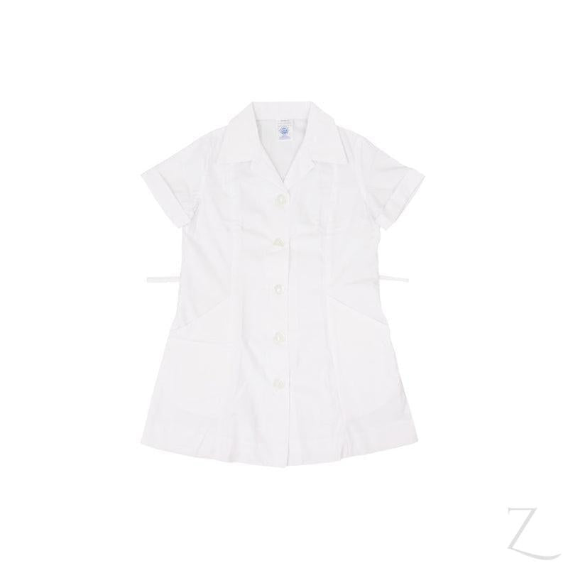 Buy-Plain Dress - White Poly Cotton-5-Online-in South Africa-on Zalemart