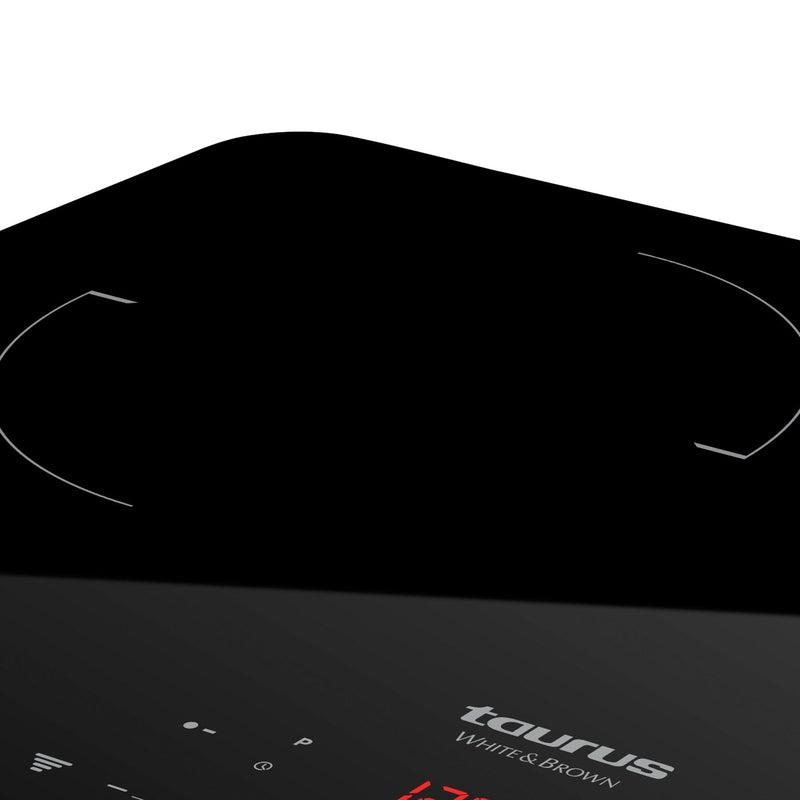 Buy-Taurus Induction Cooker Double LED Display Crystal Black Variable Heat Settings 3500W "Darkfire Double"-Online-in South Africa-on Zalemart