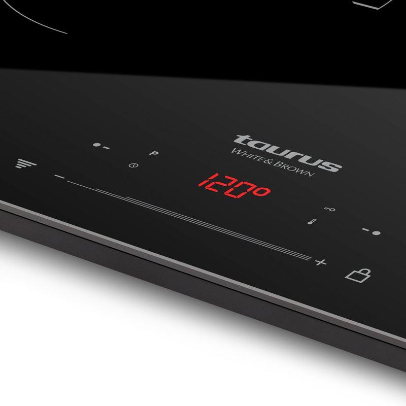 Buy-Taurus Induction Cooker Double LED Display Crystal Black Variable Heat Settings 3500W "Darkfire Double"-Online-in South Africa-on Zalemart