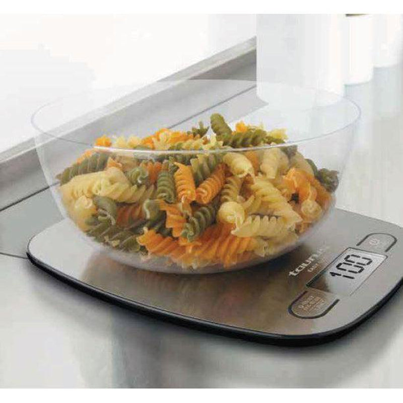 Buy-Taurus Kitchen Scale Digital Battery Operated Stainless Steel Brushed 5kg 3V "Easy Inox"-Online-in South Africa-on Zalemart