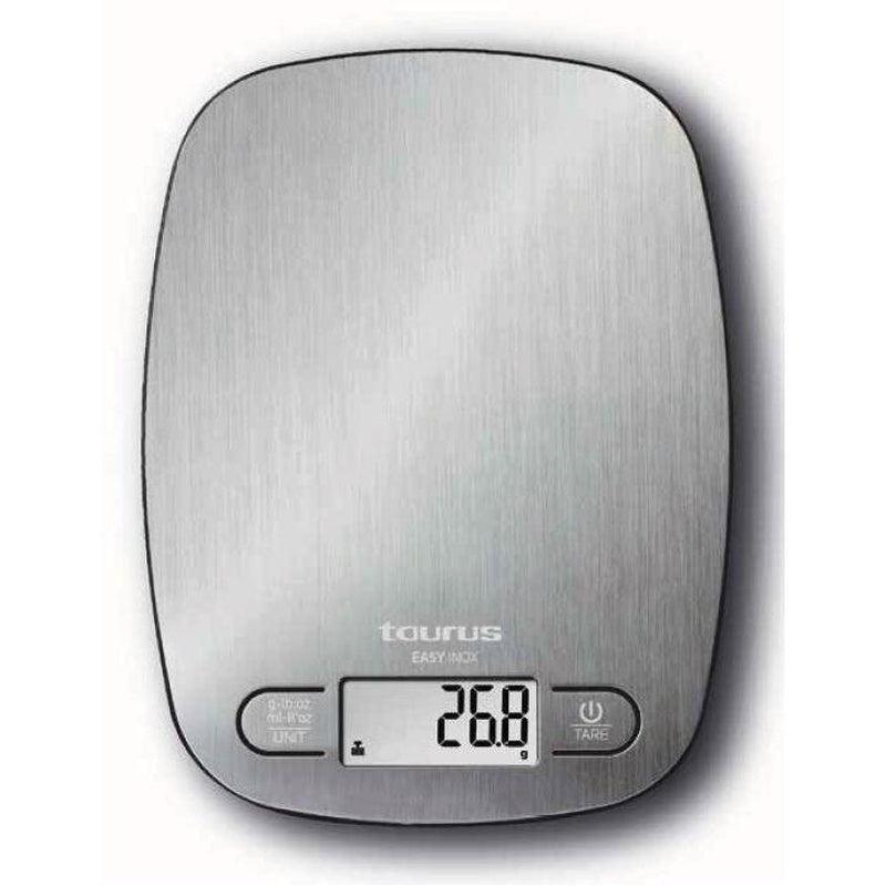 Buy-Taurus Kitchen Scale Digital Battery Operated Stainless Steel Brushed 5kg 3V "Easy Inox"-Online-in South Africa-on Zalemart