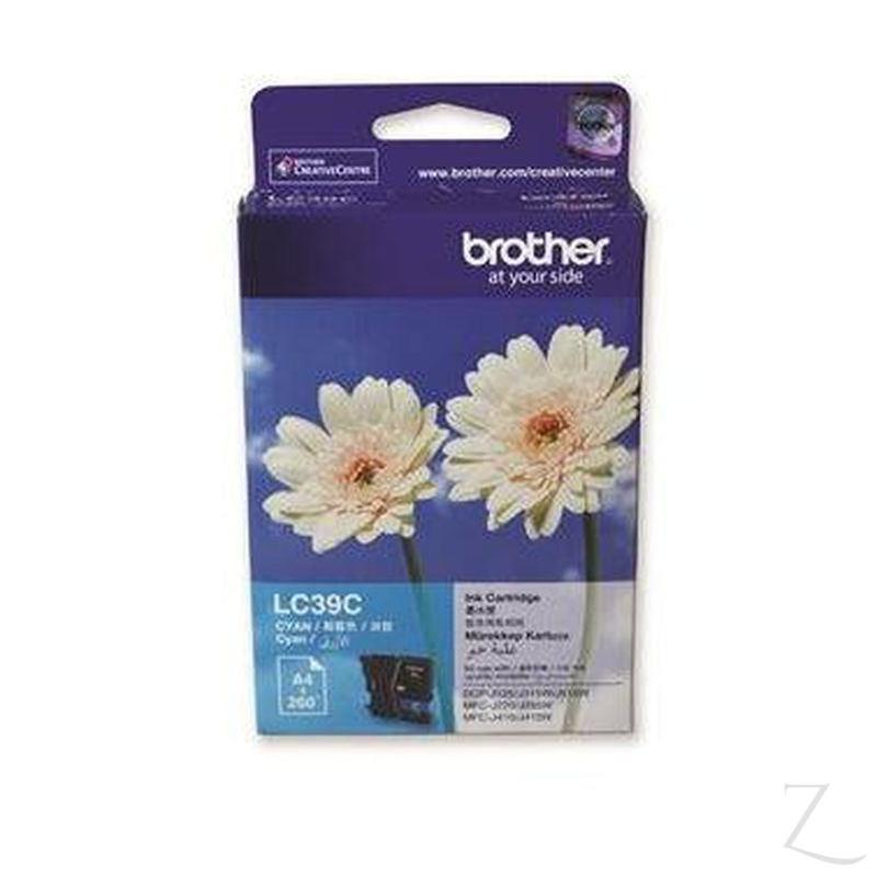 Brother Cyan Ink Cartridge for DCPJ125/ DCPJ140W/ MFCJ220 | LC39-C