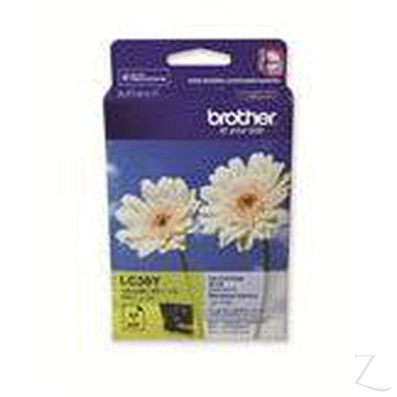 Brother Yellow Ink Cartridge for DCPJ125/ DCPJ140W/ MFCJ220 | LC39-Y