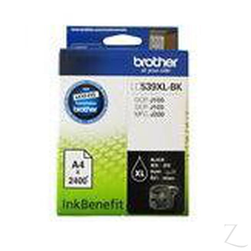 Brother High Yield Black Cartridge for DCPJ105/ MFCJ200 - LC539XLBK