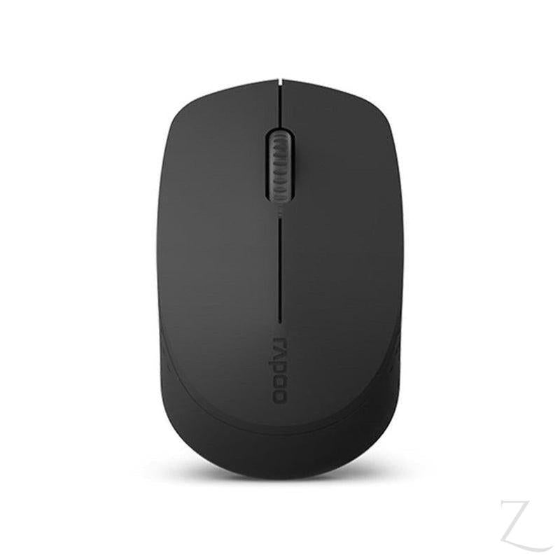 RAPOO WIRELESS MOUSE M100 BLACK 2 YEAR CARRY IN WARRANTY