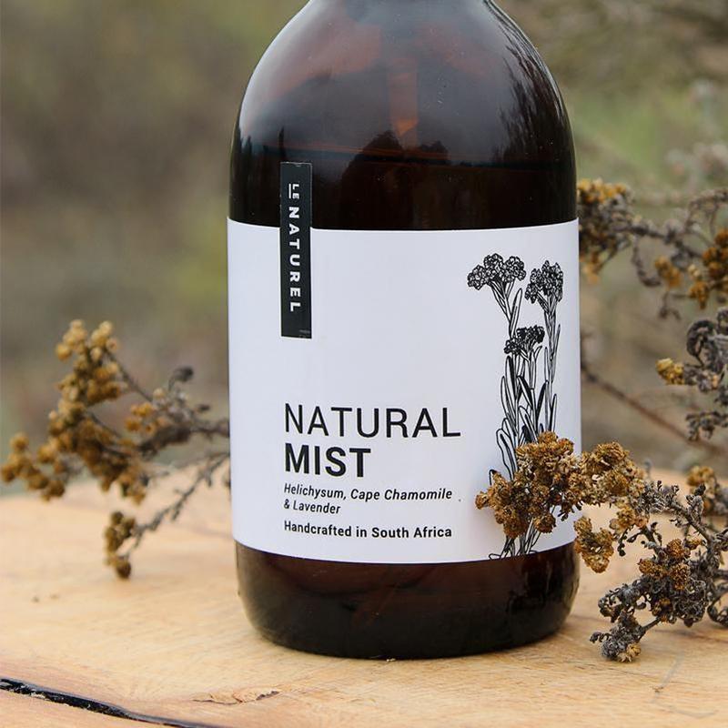 Natural Mist For Room & Body - With African Helichrysum & Lavender Essential Oils (200ml) Le Naturel
