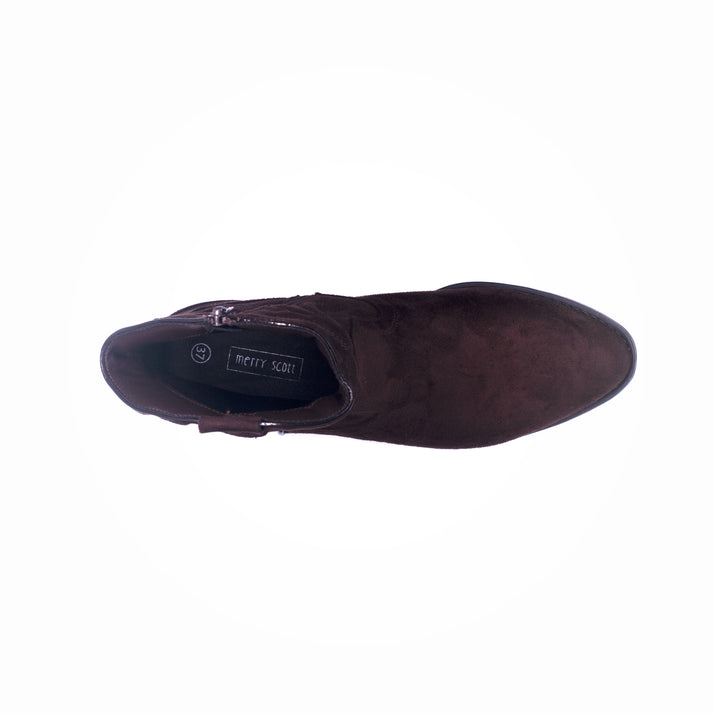 Ladies Cowboy Ankle Boots | Plain Pattern | "Merry"