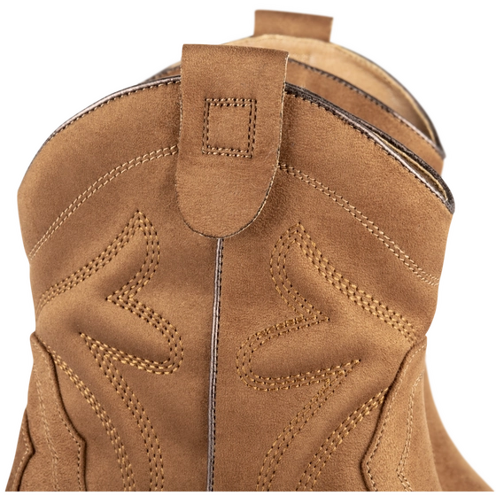 Ladies Cowboy Ankle Boots | Plain Pattern | "Merry"