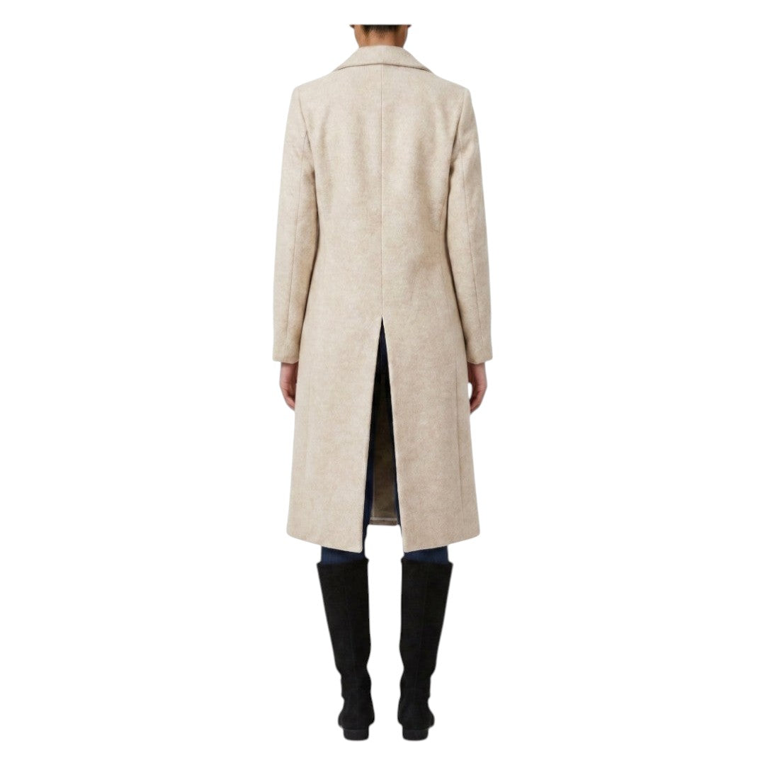 Ladies Strong Felt Textured Coat | Plain | "Zia" - B Grade