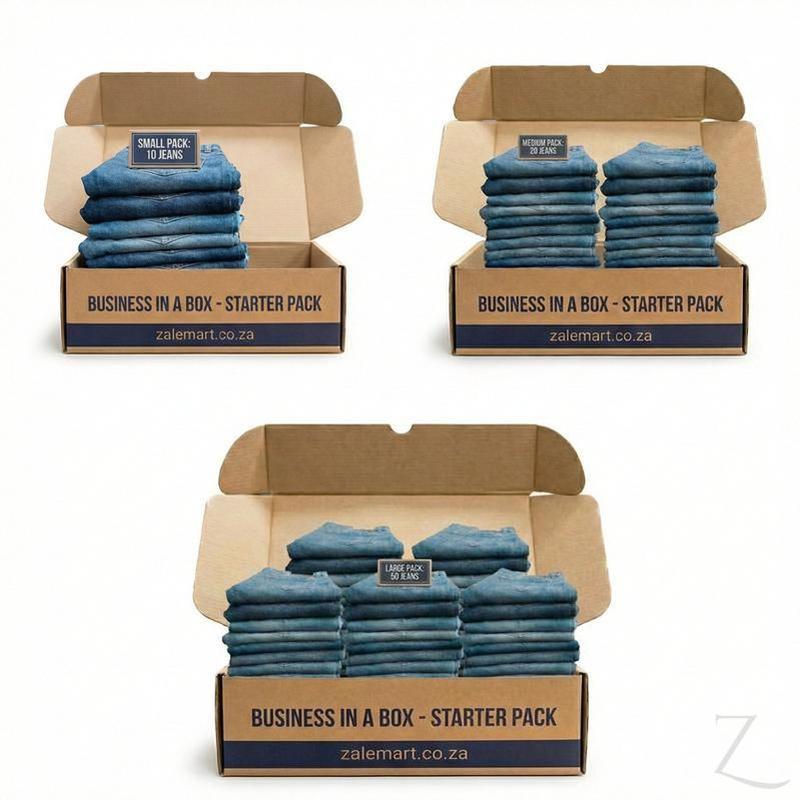 Buy-Business in a Box - We Choose the Best Denim Jeans for You-Online-in South Africa-on Zalemart