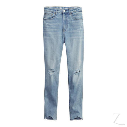 Buy-Girls' Extra High Rise Super Stretchy Super Skinny Super Strong Denim Jeans | Ripped | "Bobo" - A Grade-Online-in South Africa-on Zalemart