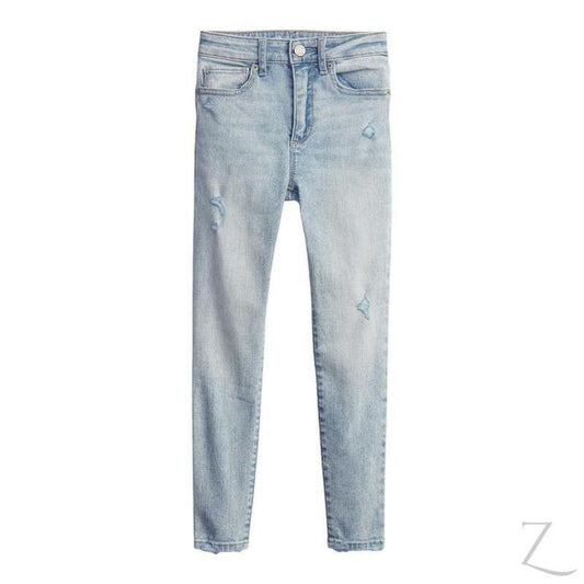 Buy-Girls' High Rise Super Stretchy Super Skinny Super Strong Denim Jeans | Detailed | "Bobo" - B Grade-Online-in South Africa-on Zalemart